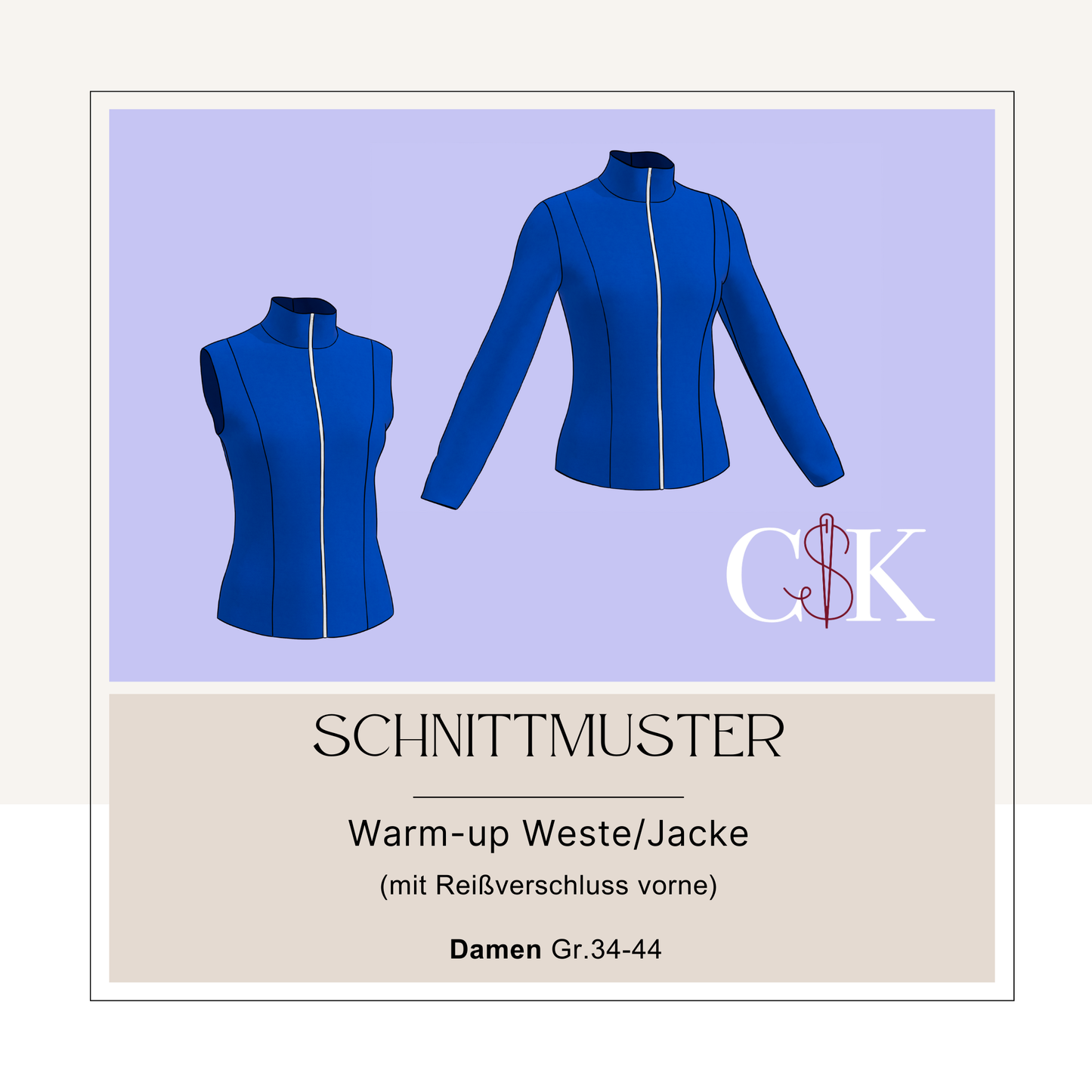 Warm-up Weste/Jacke (Damen Gr. 34-44)