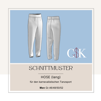 Hose (lang) für den karnevalistischen Tanzsport - Men Gr.46/48/50/52