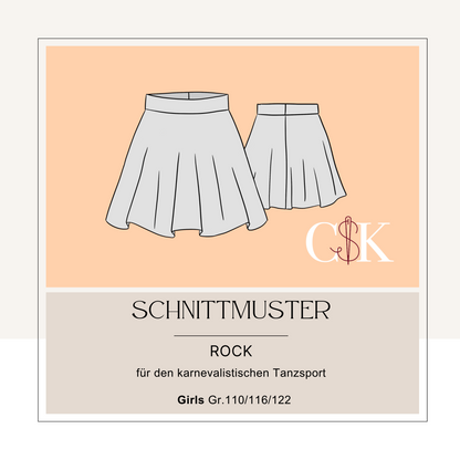 Rock für den karnevalistischen Tanzsport - Girls Gr. 110-122
