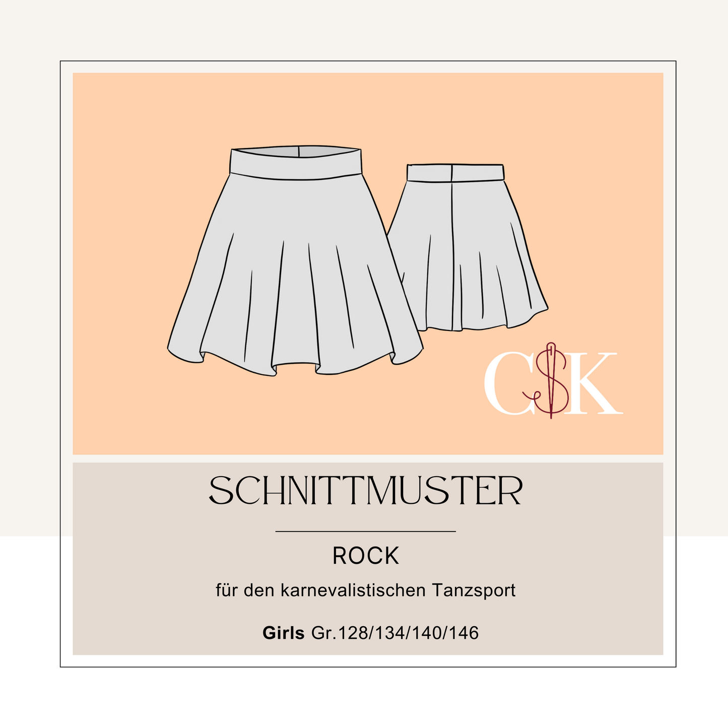 Rock für den karnevalistischen Tanzsport - Kinder Gr. 128-146
