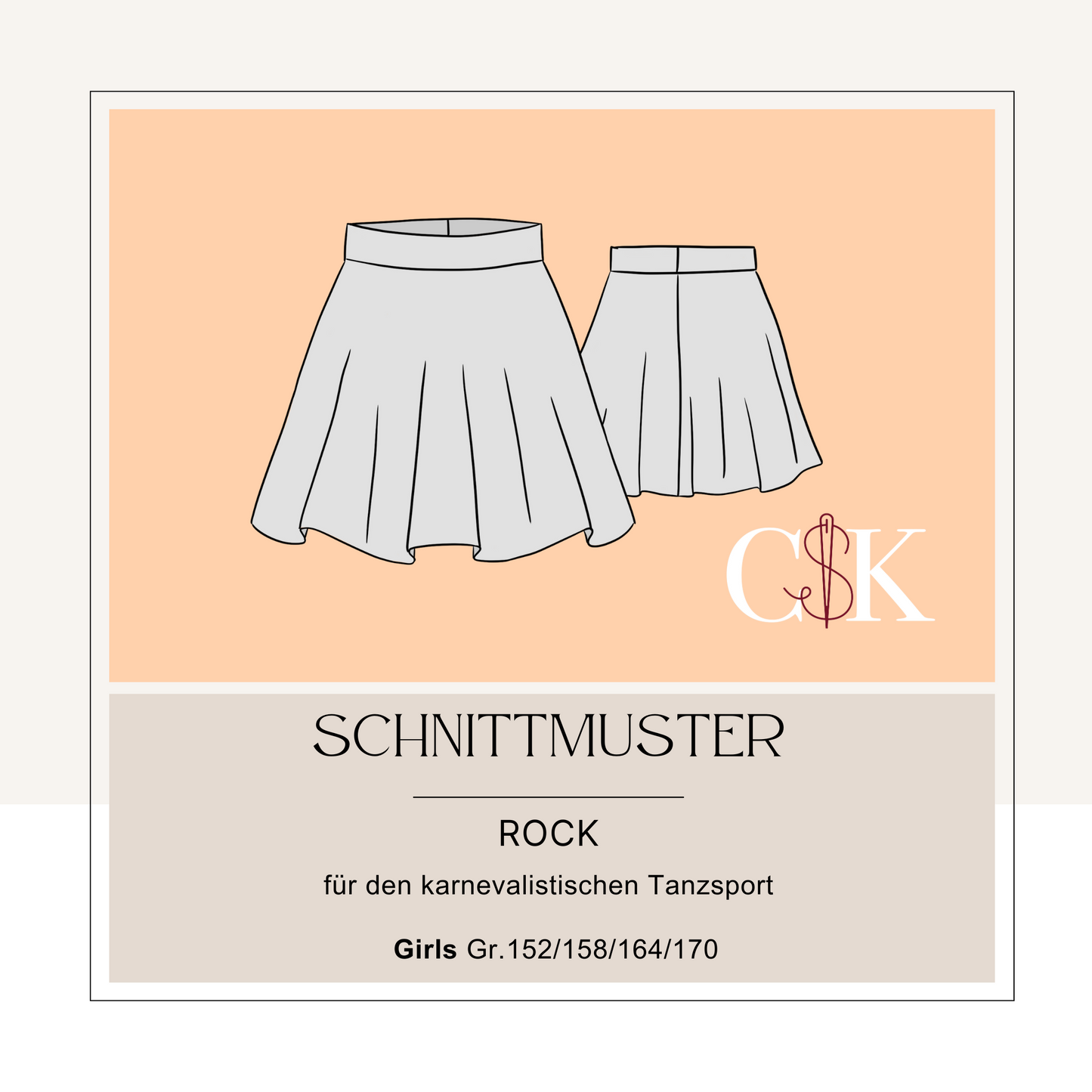 Rock für den karnevalistischen Tanzsport - Kinder Gr. 152-170