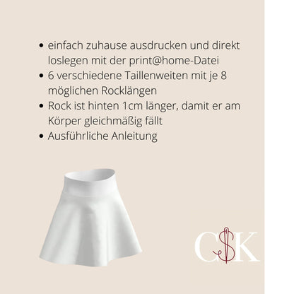 Rock für den karnevalistischen Tanzsport - Kinder Gr. 122-134 - CSK Designs