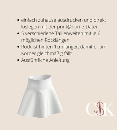 Rock für den karnevalistischen Tanzsport - Damen Gr.XL/XXL - CSK Designs